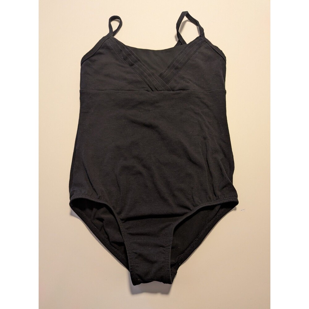Cat & Jack Girls’ Black Cami Dance Leotard Keyhole Back Size Large 10/12 Ballet